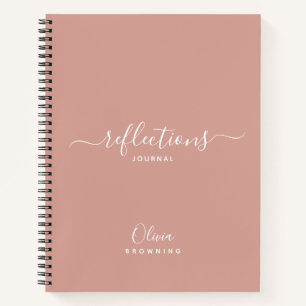 Elegante Blush Reflections Journal Notitieboek