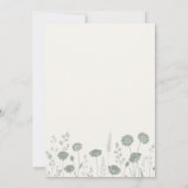 Elegante Blush Roos bruiloft uitnodiging Sjabloon (Achterkant)