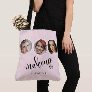 Elegante Blush Roze 3 Foto MUA Visagist Tote Bag