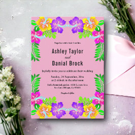 Elegante Blush Roze Bloem Bloemen Bloemen Bloemen  Kaart