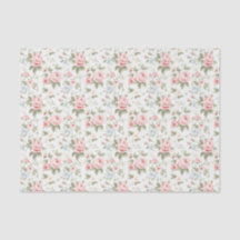 Elegante Blush Roze Bloemen Gift wrap