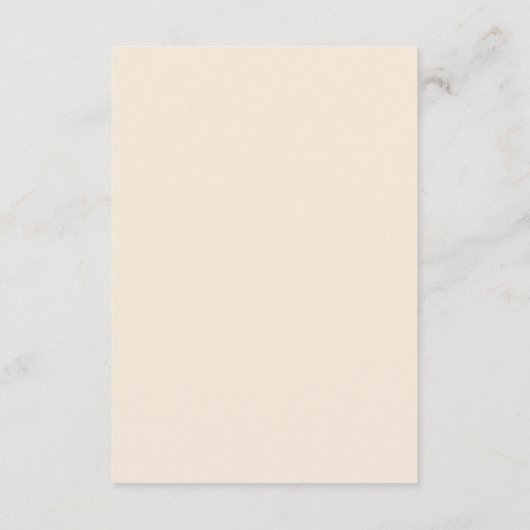 Elegante blush roze bruid en bruidegom bloemenbrui informatiekaartje (Achterkant)