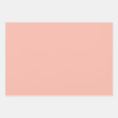 Elegante Blush Roze Coquette Bow Verjaardag Inpakpapier Vel (Voorkant 2)