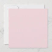 Elegante Blush Roze Dahlia Bloemen Huwelijk Kaart (Achterkant)