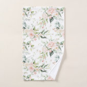 Elegante Blush Roze Eucalyptus Bad Handdoek (Handdoek)