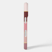 Elegante blush roze goud Gepersonaliseerde Kleur S Case-Mate iPhone Case (Achterkant / Rechts)