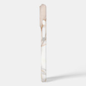 Elegante Blush Roze Goud Marmer Case-Mate iPhone Case (Achterkant / Links)