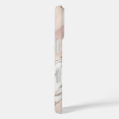 Elegante Blush Roze Goud Marmer Case-Mate iPhone Case (Achterkant / Rechts)
