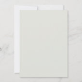 Elegante blush roze mint orchidee Save the Date Kaart (Achterkant)