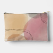 Elegante Blush Roze Moderne Abstracte Kunst Etui (Achterkant)