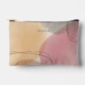 Elegante Blush Roze Moderne Abstracte Kunst Etui (Voorkant)