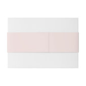 Elegante Blush Roze Namen Date Wedding Uitnodigingen Wikkel (Achterkant Voorbeeld)