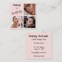 Elegante Blush Roze Zwart Schrift 3 Foto