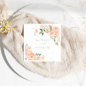 Elegante Blush & Sage Groene Huwelijksservetten Servet