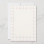 Elegante Blush Script Save the Date Kaart | Minima (Achterkant)