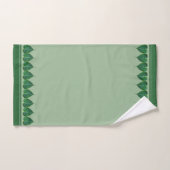 Elegante Bodhi bladeren op licht Laurel groen Bad Handdoek (Handdoek)
