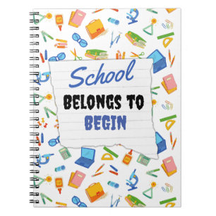 Elegante boeken notitieboek