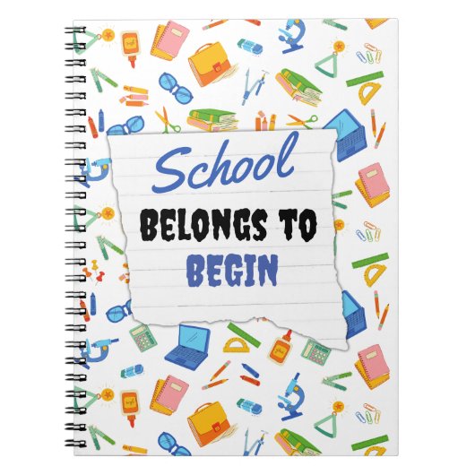 Elegante boeken notitieboek (Voorkant)