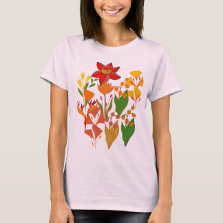 Elegante Boeket van Wilde Bloemen Botanische Bloem T-shirt