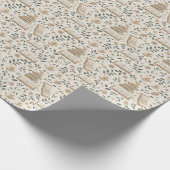 Elegante boekliefhebbers verpakken papier (Hoek)