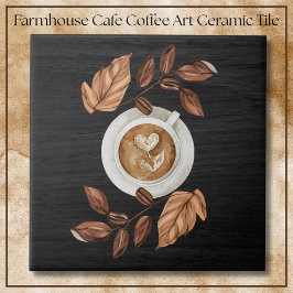 Elegante Boerderij Koffiemok Kunst Café Tegeltje