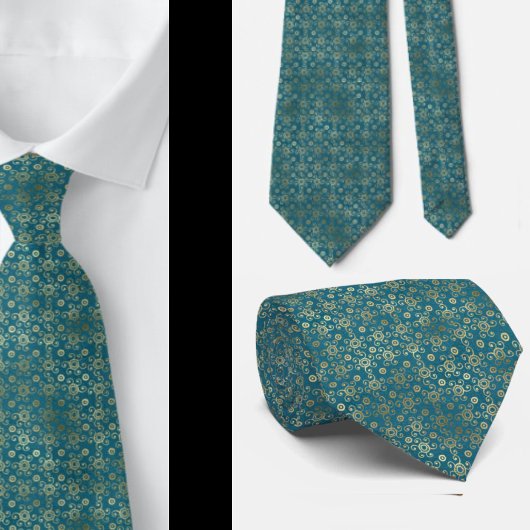 Elegante Boheemse Boho Turquoise Heren Das