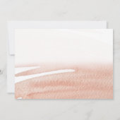 Elegante Boheemse Coral Terracotta bruiloft Save The Date (Achterkant)