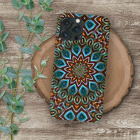 Elegante Boheemse Kaleidoscoop Mandala Kunstpatroo
