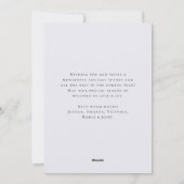 Elegante Boheemse Kerstboom Compositie Feestdagenkaart (Achterkant)