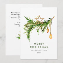 Elegante Boheemse Kerstmis Compositie