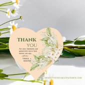 Elegante Bohemian Pampas Grass bruiloft Hart Sticker