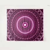 Elegante bohemien kleurrijke abstracte roze healin wandkleed (Voorkant (horizontaal))