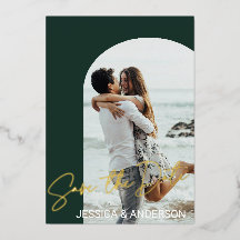 Elegante Boho 2 foto Save the Date