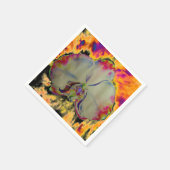Elegante boho abstracte waterverf orchidee schilde servetten (Hoek)