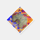 Elegante boho abstracte waterverf orchidee schilde servetten (Hoek)
