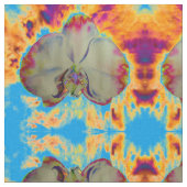 Elegante boho abstracte waterverf orchidee schilde stof (Close Up)