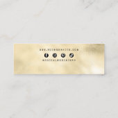 Elegante Boho Amethist Crystal Sieraden Display Mini Visitekaartje (Achterkant)