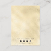 Elegante Boho Amethist Crystal Sieraden Display Visitekaartje (Achterkant)