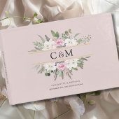 Elegante Boho Bloem Gastenboek