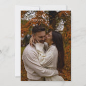 Elegante Boho Bloem Wilde Bloem Bruids Brunch Kaart (Achterkant)