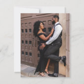 Elegante Boho bloemen, foto RSVP Kaartje (Achterkant)