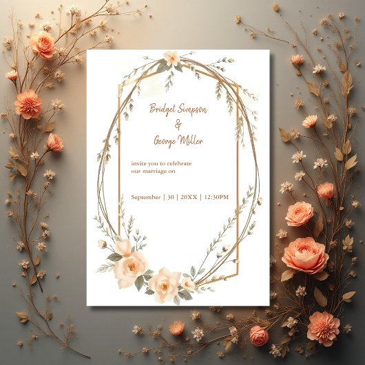 elegante boho bloemenbruiloft krans