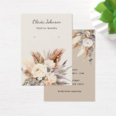 Elegante Boho bloemensieraden oorbel display kaart (Bureau)