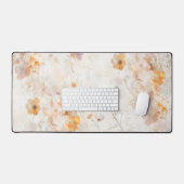 Elegante Boho Bloemige Waterverf Bureaumat (Keyboard & Muis)