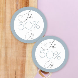Elegante Boho Blue Store Promotie Sale sticker