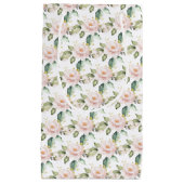 Elegante boho blush roze rozen groen goud klein cadeauzakje (Voorkant)