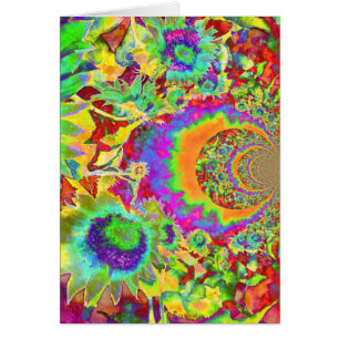 Elegante boho bohemian retro zonnebloemen