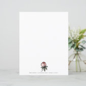 Elegante Boho Botanische Bloemen Roze (Staand voorkant)