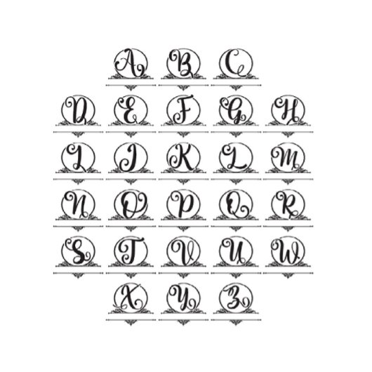 Elegante Boho Botanische Custom Monogram bruiloft Gastenboek