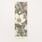 Elegante Boho Botanische Naam Yogamat (Voorkant)